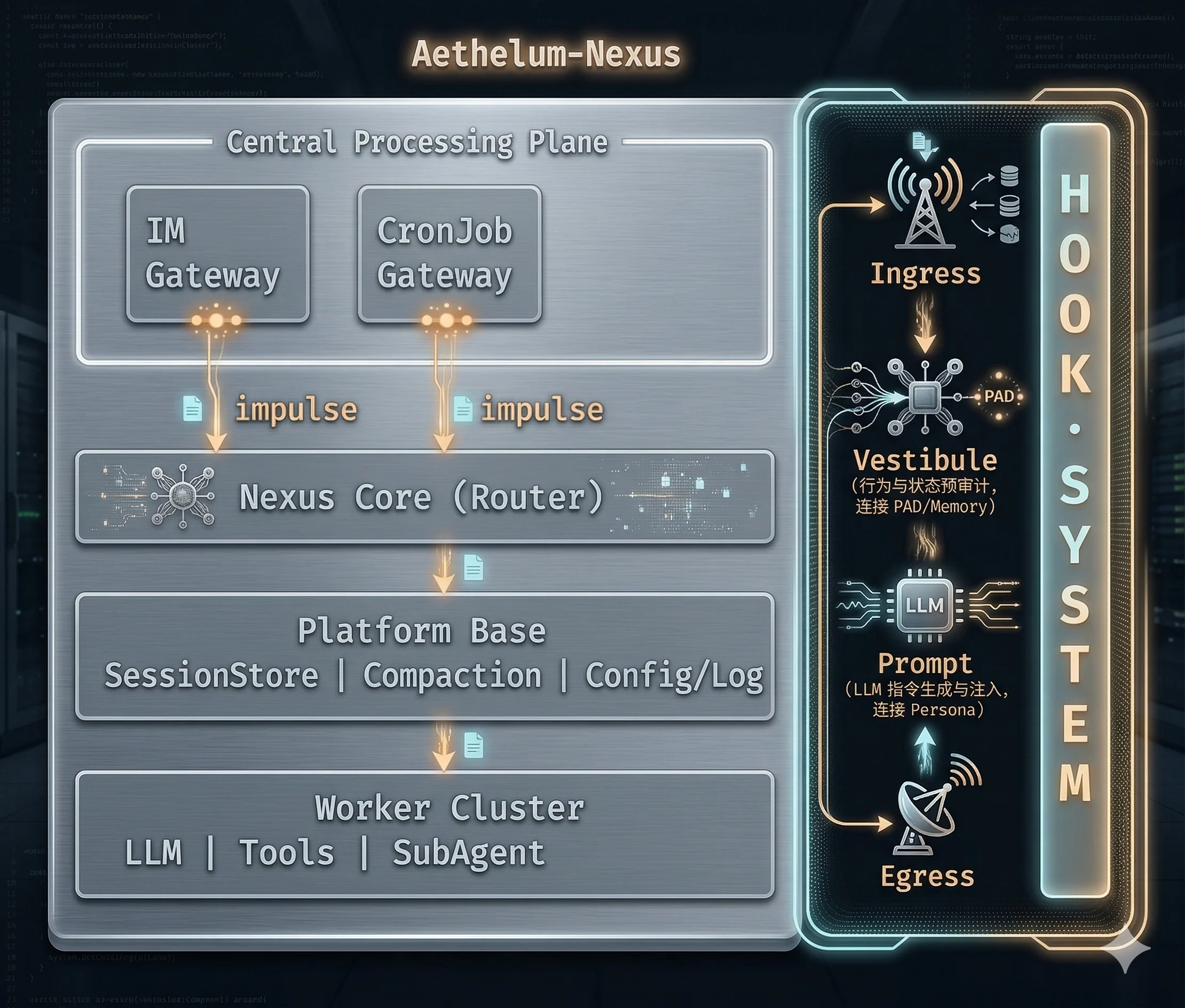 Aethelum-Nexus 架构图